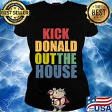 Kick donald outthe house vintage s Ladies tee