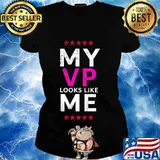 Kids my vp looks like me toddler youth vintage distressed s Ladies tee
