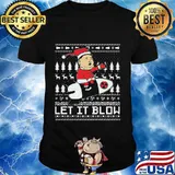 Kim jong un merry christmas let it blow ugly shirt
