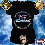 Kind tough devoted humble love being a night attendant scaring smart strong capable s Ladies tee