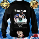 King von 26th anniversary 1994 2020 thank you for the memories signature s Sweater