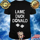 Lame duck donald bye don trump liberal democrat shirt