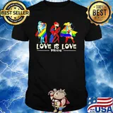 Lgbt love is love pride shirt
