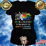Lgbt science brain 1n73ll1g3nc3 s Ladies tee