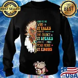 Lion native listen to the wind it talks listen to the silence it speaks listen to your heart it knows s Sweater