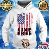 Live free by redpill45 american flag s Hoodie