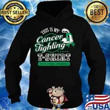 Liver cancer awareness gift funny this is my cancer fighting s Hoodie