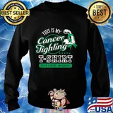 Liver cancer awareness gift funny this is my cancer fighting s Sweater