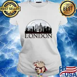 London City The UK England Country Big Ben Vintage Shirt Ladies tee