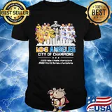 Los angeles city of champions 2020 nba finals champions 2020 world series champions shirt