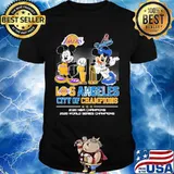 Los Angeles City Of Champions 2020 Nba World Series Mickey Dodgers Shirt