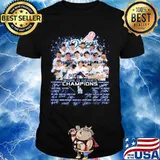 Los angeles dodgers 2020 world series champions signatures shirt