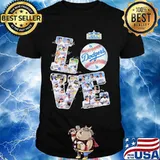 Los angeles dodgers love baseball shirt
