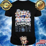 Los angeles dodgers world series champions 2020 signatures shirt