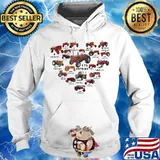 Love farming agrimotor heart s Hoodie