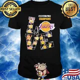 Love los angeles lakers 2020 nba finals champions signatures shirt
