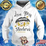 Love my pittsburgh steelers lips s Hoodie