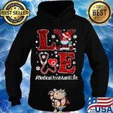Love plaid leopard christmas medical assistant reindeer s Hoodie
