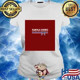 Madam Vice President Kamala Harris American Flag Ribbon Shirt Ladies tee