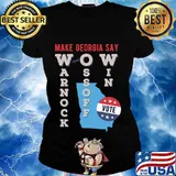Make georgia say warnock and ossoff win 2020 senate election s Ladies tee