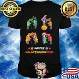 Maleficent happy hallothanksmas halloween thanksgiving christmas shirt