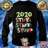 Merry christmas 2020 stink stank stunk mask s Sweater