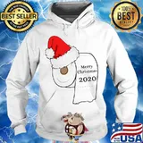 Merry Christmas 2020 Toilet Paper Santa Hat Shirt Hoodie