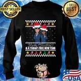 Merry christmas & a trump-free new year ugly xmas s Sweater