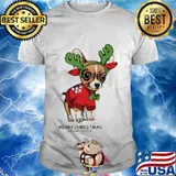Merry Christmas And Happy New Year Dog Chihuahua Shirt