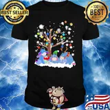 Merry christmas eeyore donkey snow shirt