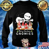 Merry christmas gnomes guitar river s Sweater