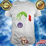 Merry christmas grinch holding sacramento kings logo shirt
