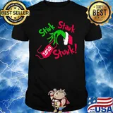Merry christmas grinch mask 2020 stink stank stunk shirt