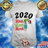 Merry christmas grinch mask stink stank stunk 2020 shirt