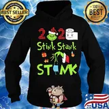 Merry christmas grinch stink stank stunk 2020 mask toilet paper s Hoodie