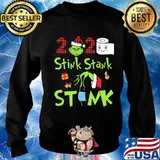 Merry christmas grinch stink stank stunk 2020 mask toilet paper s Sweater