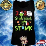Merry christmas grinch stink stank stunk 2020 mask toilet paper s Tank top