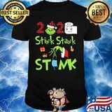 Merry christmas grinch stink stank stunk 2020 mask toilet paper shirt