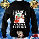 Merry christmas i can weld a dick on a snowman s Sweater