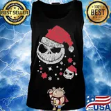 Merry christmas jack skellington santa diamond s Tank top
