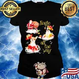 Merry christmas jingle all the way chihuahua s Ladies tee