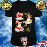 Merry christmas jingle all the way chihuahua shirt