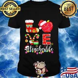Merry christmas love teacher life shirt