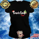 Merry christmas lunch lady i am s Ladies tee