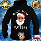 Merry christmas santa black santa matters s Hoodie