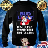 Merry christmas santa bud light it's the most wonderful time for a beer s Sweater
