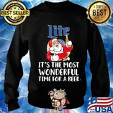 Merry christmas santa lite it's the most wonderful time for a beer s Sweater