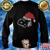 Merry christmas snoopy santa diamond s Sweater