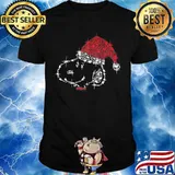 Merry christmas snoopy santa diamond shirt