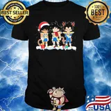 Merry christmas songoku santa snow shirt
